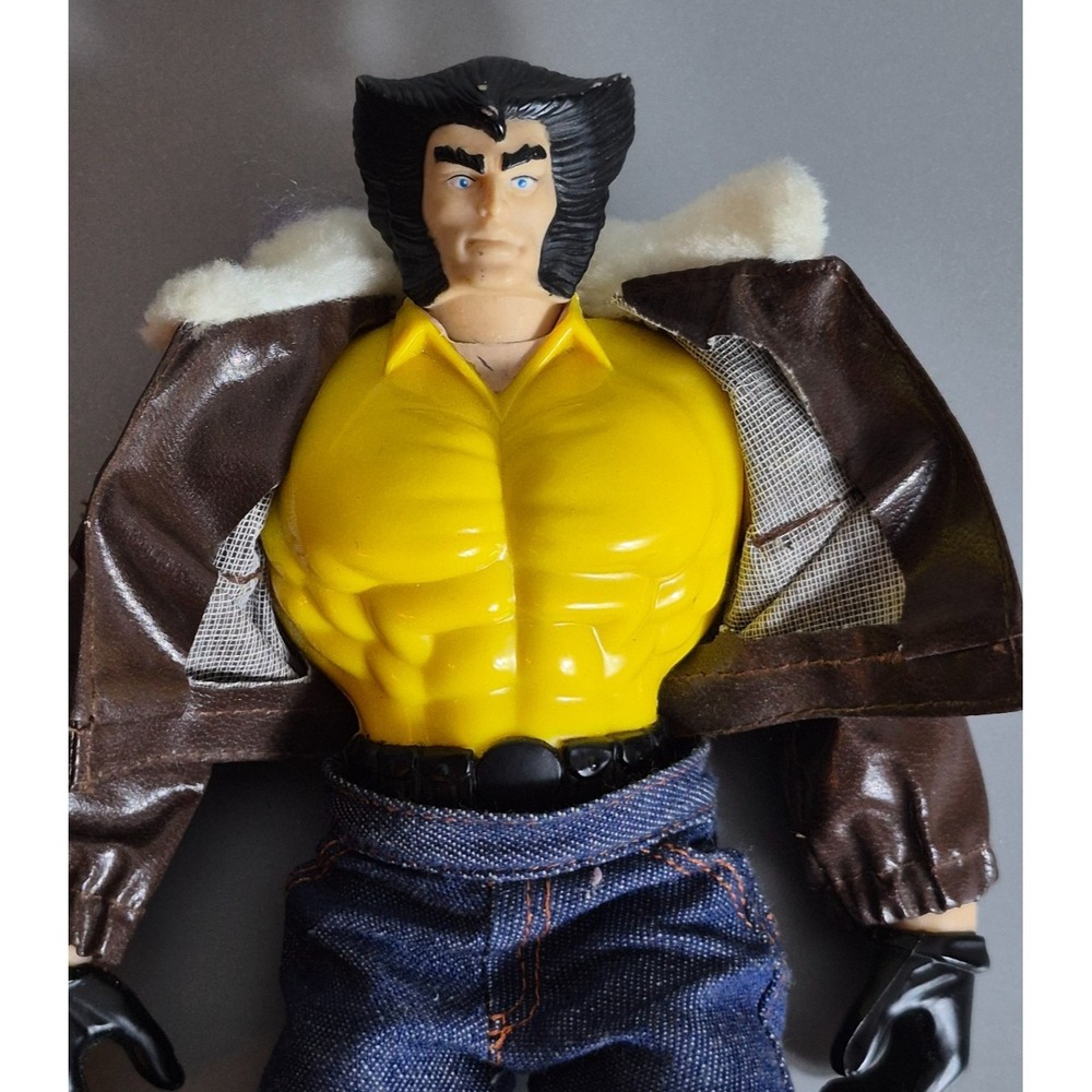 Vintage Wolverine Action Figure 10" Toy Biz Street Clothes 1995 X-Men Marvel - Picture 4 of 6